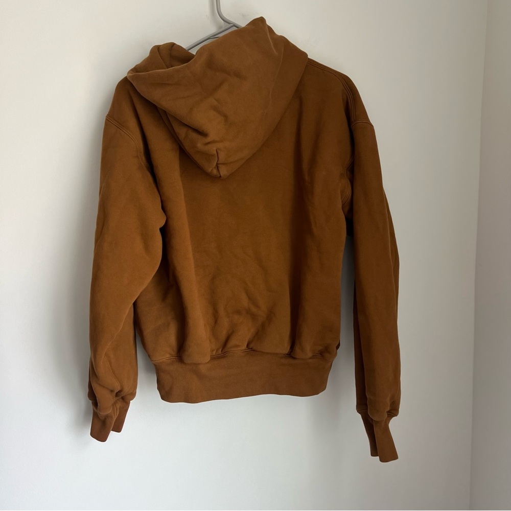Yeezy x GAP Double Layer Hoodie Pullover in Brown Size Men's Medium - Picture 4 of 5